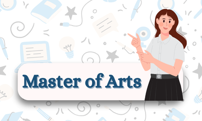 MA degree course overview with duration and eligibility